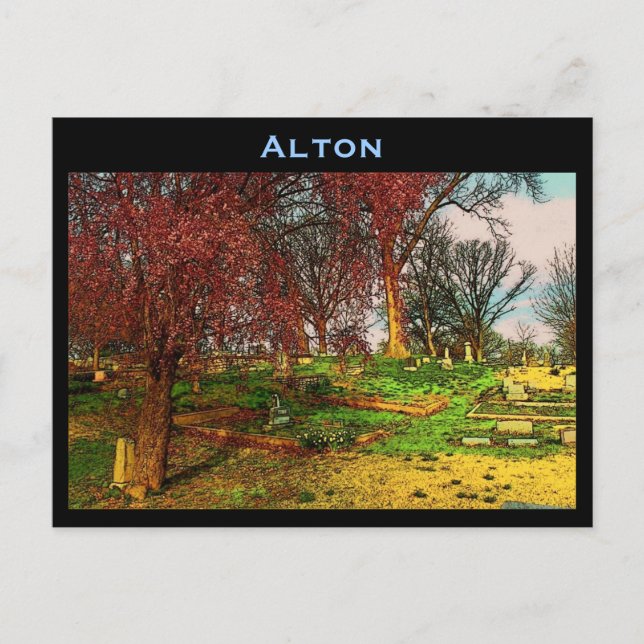 Postal de Alton (Illinois) (Anverso)