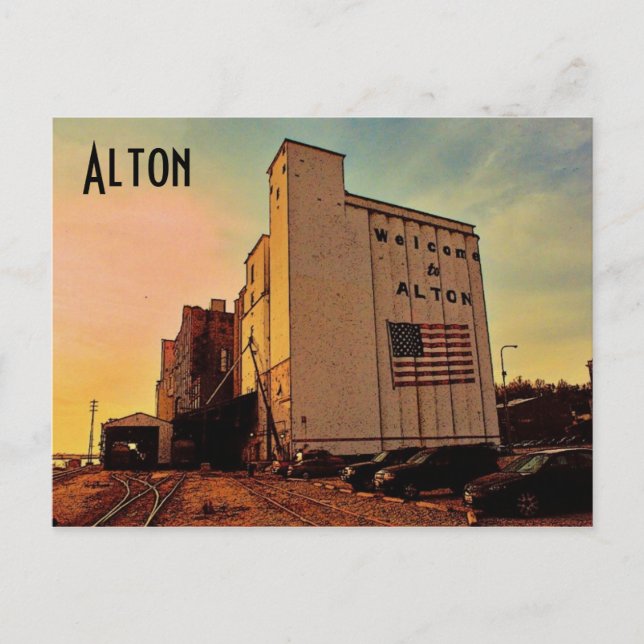 Postal de Alton Silo (Anverso)