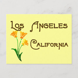 Postal de amapola de California