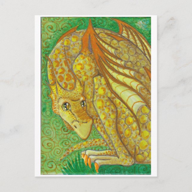 Postal de Amarillo Dragon (Anverso)