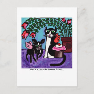 Postal de amigos de Cuppycake