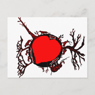 Postal de amor arraigada