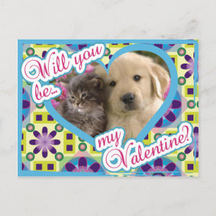 Postal de amor de cachorros