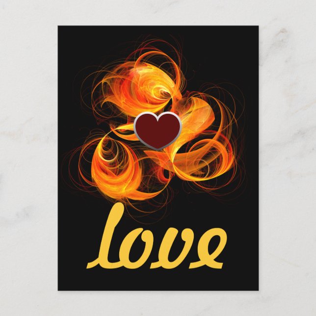 Postal de amor de Fireball (Anverso)