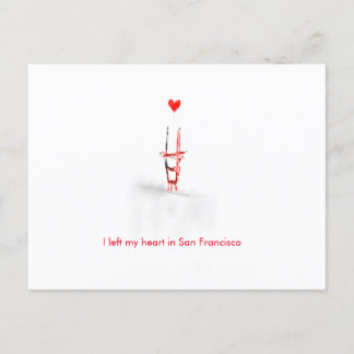 Postal de amor de San Francisco