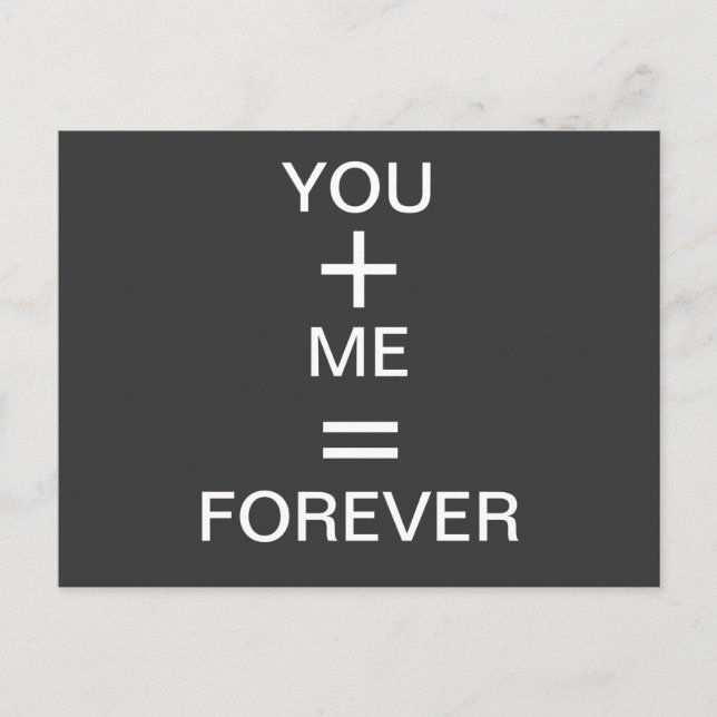 Postal de amor en blanco y negro (Anverso)