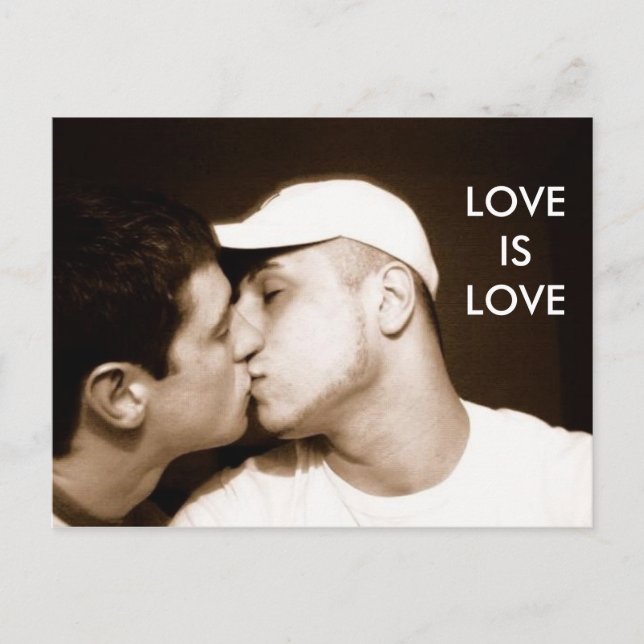 Postal de 'Amor es Amor' (Anverso)
