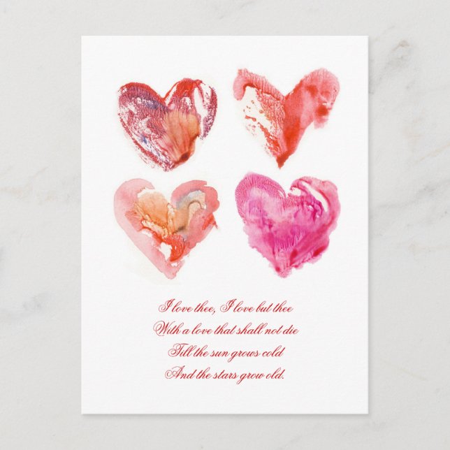 Postal de amor eterna (Anverso)