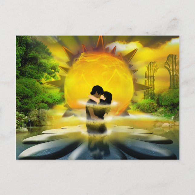 Postal de amor eterna (Anverso)