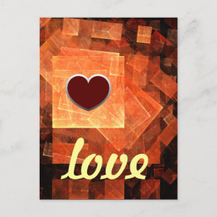 Postal de amor ligero de ventana