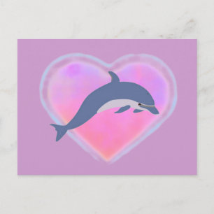 Postal de amor para delfines