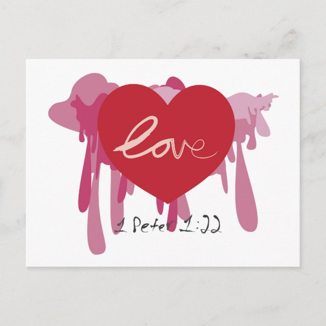 Postal de "amor profundo" (Anverso)