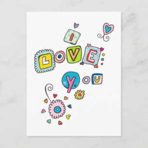 postal de amor simple