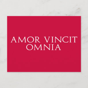 Postal de Amor Vincit Omnia