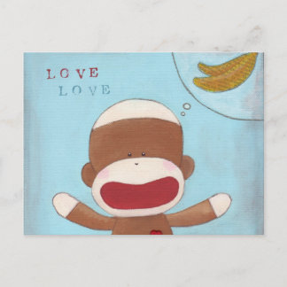Postal de amor y bananas