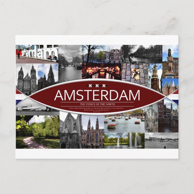 Postal de Amsterdam (Anverso)