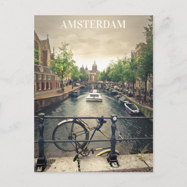 postal de Ámsterdam (Anverso)