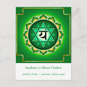 Postal de Anahata o Heart Chakra