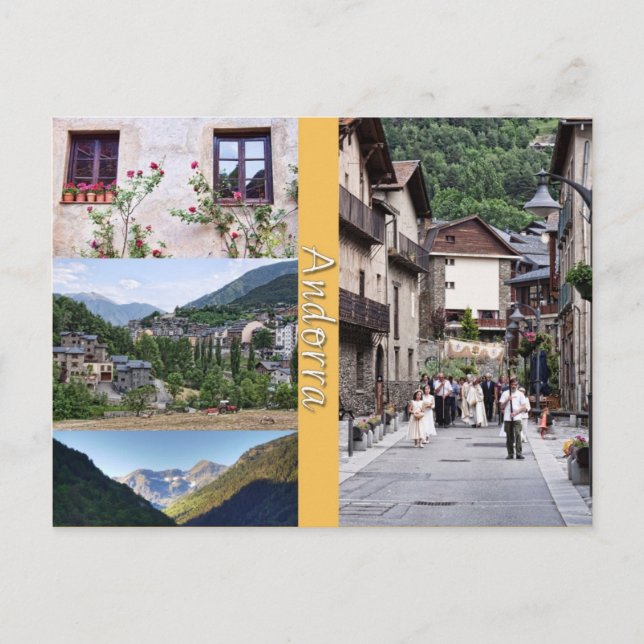 postal de Andorra (Anverso)