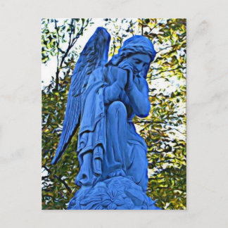 postal de Ángel Azul