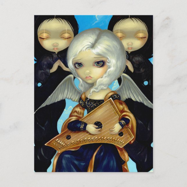 Postal de "Ángel con Salario" (Anverso)