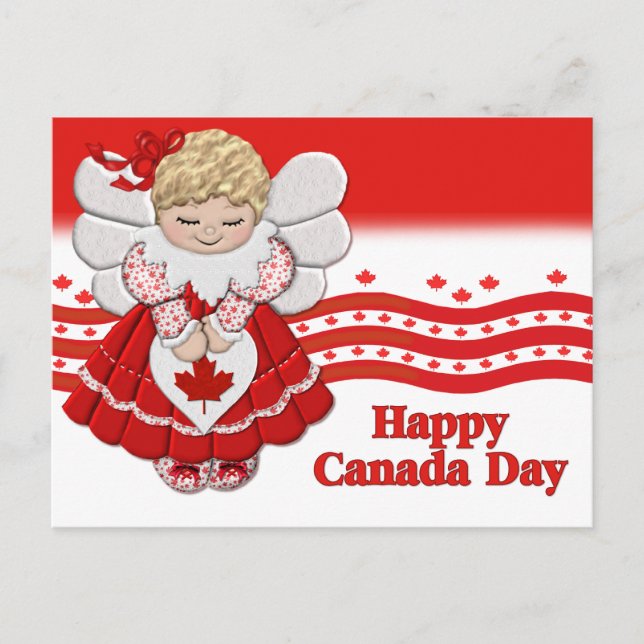 postal de Angel Day de Canadá (Anverso)