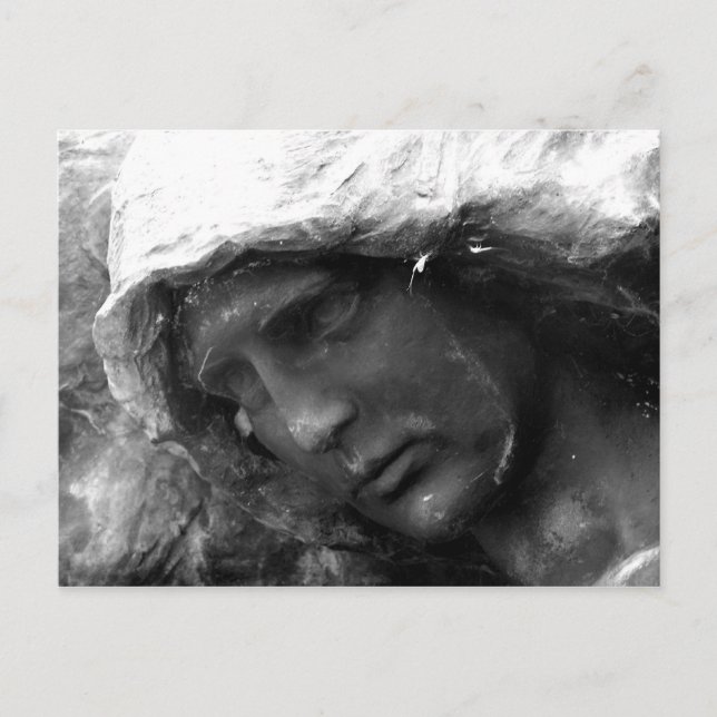 Postal de ángel negro (Anverso)