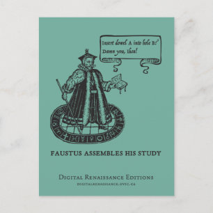 Postal de ángeles y claves Allen