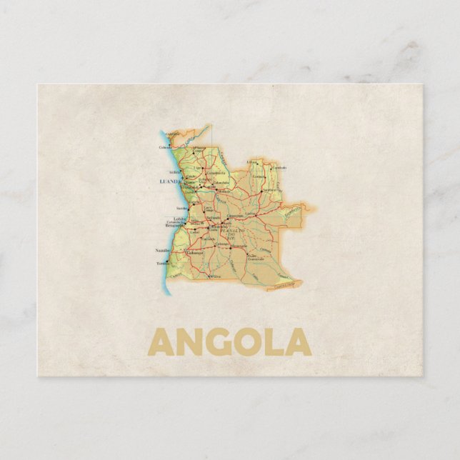 postal de Angola (Anverso)