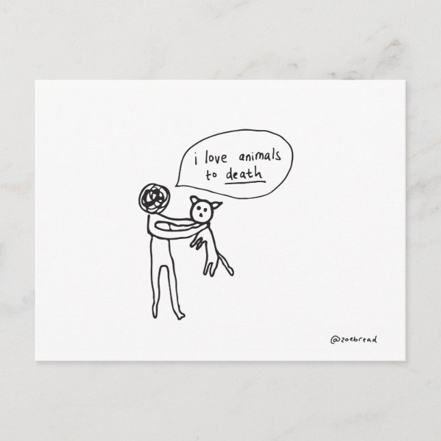 postal de animales (Anverso)