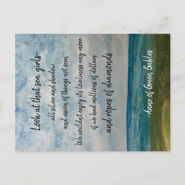 Postal de Anne of Green Gables (Anverso)