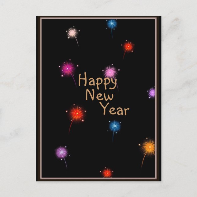 Postal de Año Nuevo (Anverso)