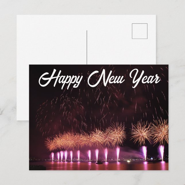 Postal de Año Nuevo (Anverso / Reverso)