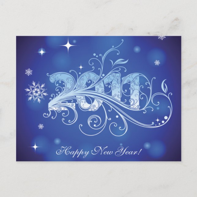 Postal de Año Nuevo 2011 (Anverso)