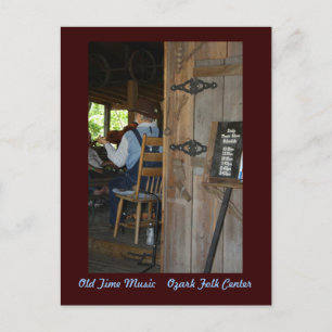 Postal ~ de antaño de la música el Fiddler