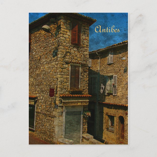 Postal de antibes (Anverso)
