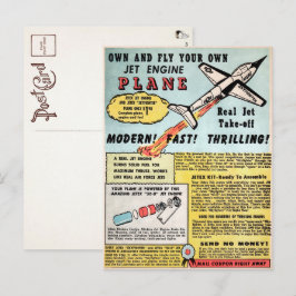 Postal de anuncio de avituallamiento de vintage