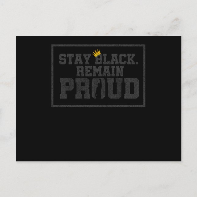 Postal De Anuncios 13 Black History Month African American Black Prid (Anverso)