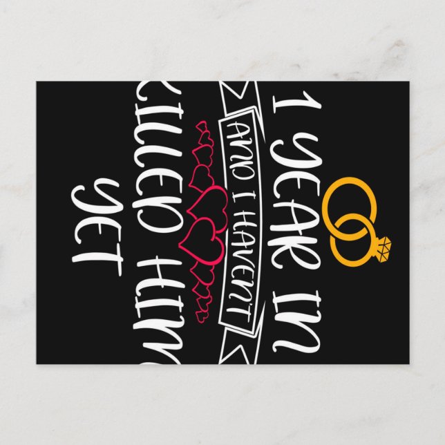 Postal De Anuncios 1 Años Y No Lo Tengo Todavía (Anverso)