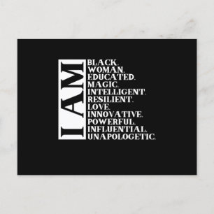 Postal De Anuncios 1 Mujer Negra Dice Soy Manuel.Png