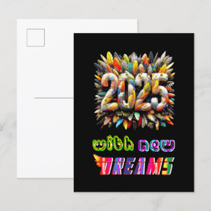 Postal De Anuncios 2025 con nuevos sueños