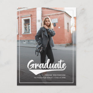 Postal De Anuncios 2 Fotos Graduación Guión 2025