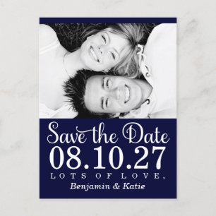 Postal De Anuncios 311 Guardar la foto azul de la marina de la foto