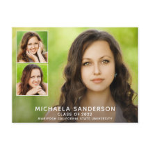 3 Collage de fotos Graduación simple