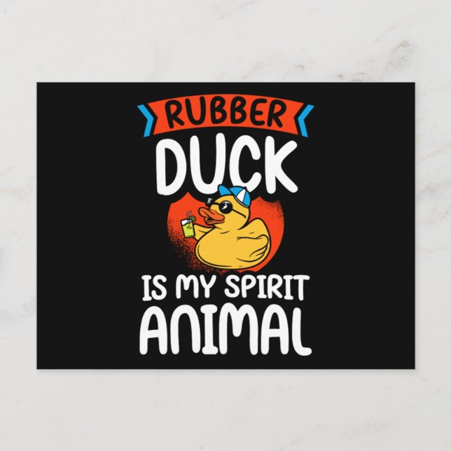 Postal De Anuncios 40.Pato de goma para amantes de los patos (Anverso)