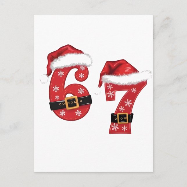 Postal De Anuncios 67 Mason Vamos a conseguir Navidades Sandy 67 meme (Anverso)