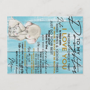 Postal De Anuncios A MI HIJA Regalo Para Tu Hijo