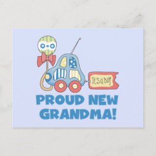 Postal De Anuncios Abuela Nueva Orgullosa - Camisetas y Regalos Es un