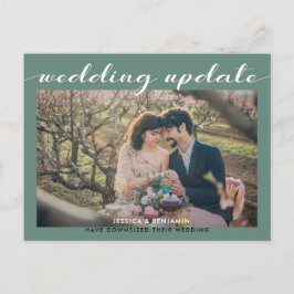 Postal De Anuncios Actualización de Boda | Boda más Pequeña