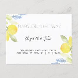 Postal De Anuncios Acuarelas de limones
